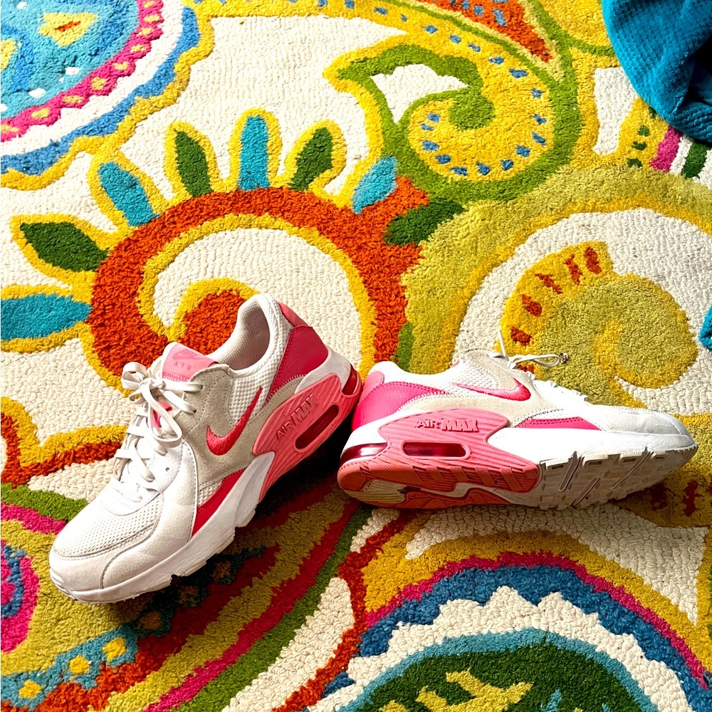 Nike pink air maxes.